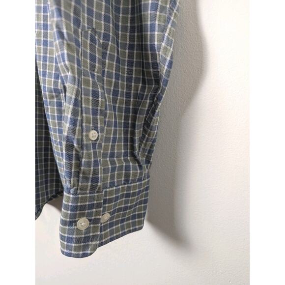 Johnnie O Prep Formance Button Down Shirt Mens Large Plaid Casual Stretch - Picture 3 of 9